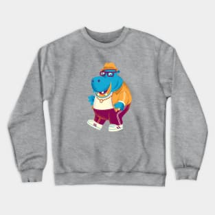 Street Hippo Crewneck Sweatshirt